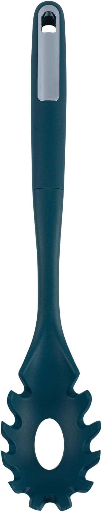 Restaurantware Silicone Utensil Set Pack of 1 Non-Slip Handle 6-Piece Kitchen Tool Set, Heat-Resistant Dishwasher-Friendly Cooking Accessories, Durable Teal Cooking Utensils