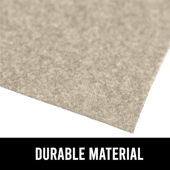 GORILLA GRIP LeakGuard Non-Adhesive Under Sink Mat for Kitchen Cabinet, 24x40, Waterproof Quick Dry Shelf Liner, Durable Absorbent Felt Mats for Bathroom Sinks, Cabinets, Dresser, Easy to Trim, Beige