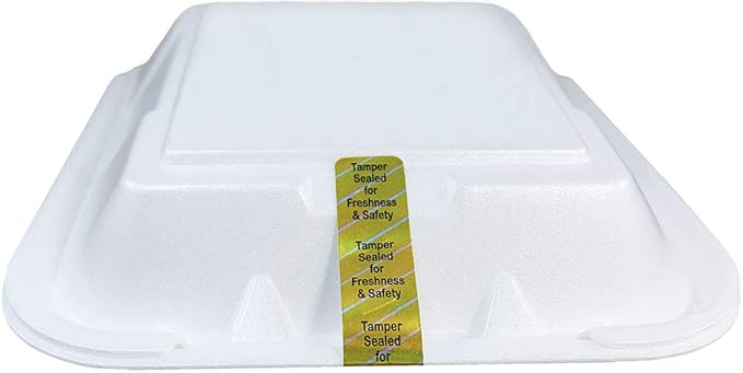 InStockLabels 500 Metallic Gold Tamper-Evident Food Seal Stickers, Labels for Food Containers (0.75 Inches x 3.5 Inches)