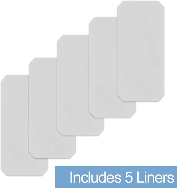 BRIAN & DANY Wire Shelf Liner, Heavy Duty Shelf Liners for Wire Shelving, Waterproof Shelf Mats, Set of 5 (14-Inch-by-36-Inch)