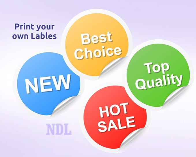 NextDayLabels 0.75 Inch Round Circle Stickers White for Bleeds Laser Inkjet - 108 Per Sheet Self-Adhesive Color Coding Inventory Labels Made in USA - 108,000 Labels