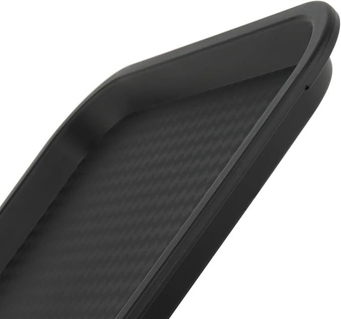 MAHIONG 5 Pack 13.8 x 10.6 Inch Black Fast Food Tray, Large Rectangular Restaurant Serving Trays, Plastic Cafeteria Trays School Lunch Trays