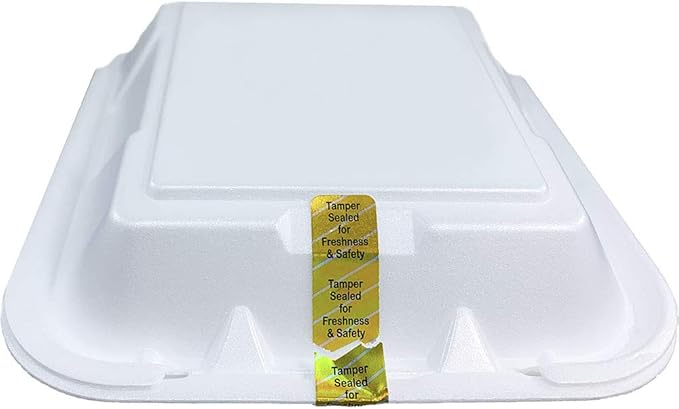 InStockLabels 500 Metallic Gold Tamper-Evident Food Seal Stickers, Labels for Food Containers (0.75 Inches x 3.5 Inches)
