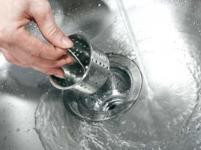 Kingsman 3-1/2 Inch Sink Drain Strainer Assembly Kit, Removable Strainer Basket with Sink Stopper/Sealing Lid for Kitchen, Fit Most Kitchen Sink
