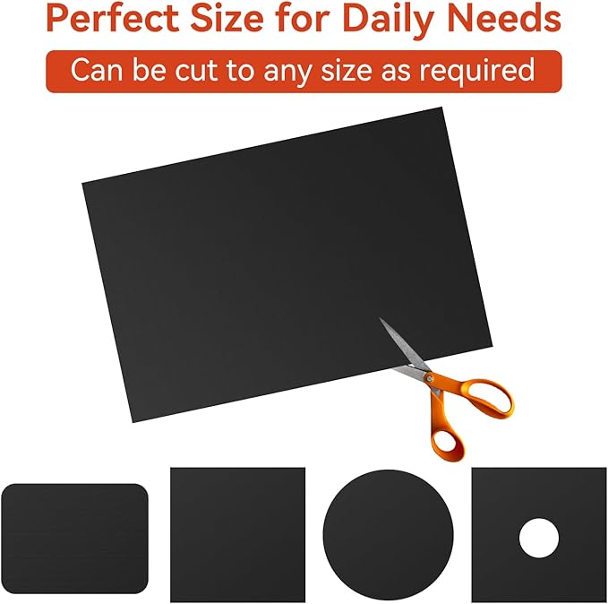 4Pack Oven Liners for Bottom of Electric Gas Oven, 23.6"x 15.7" Thick Heavy Duty Nonstick Teflon Oven Mat, Heat Resistant Grill Baking Mats Outdoor Easy to Clean Gas Stove Liners, BPA & PFOA Free