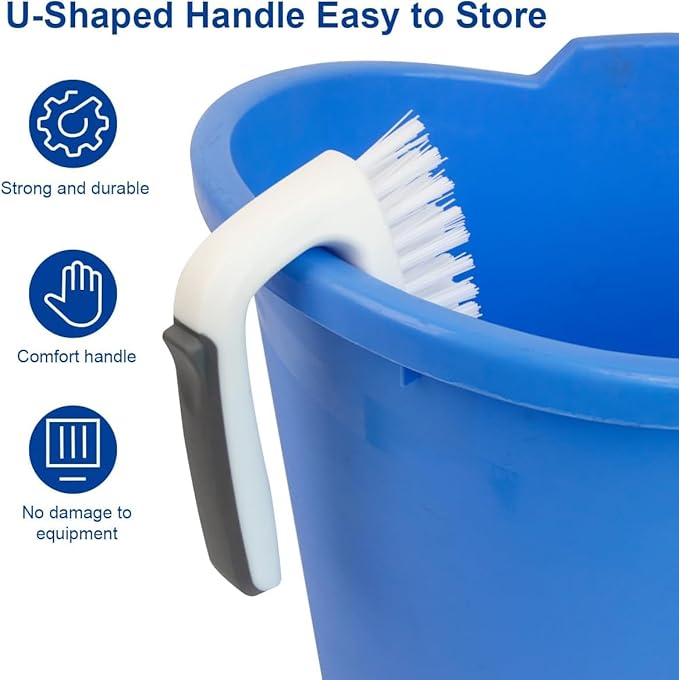 CELOX 2 Pack Dish Brush with Soap Dispenser & 2 Pack Scrub Brush for Kitchen Cleaning