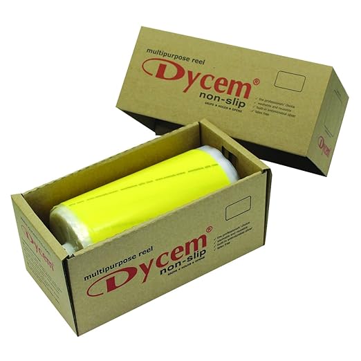 Dycem Non-Slip Material Roll, Yellow, 8" X 16 yd