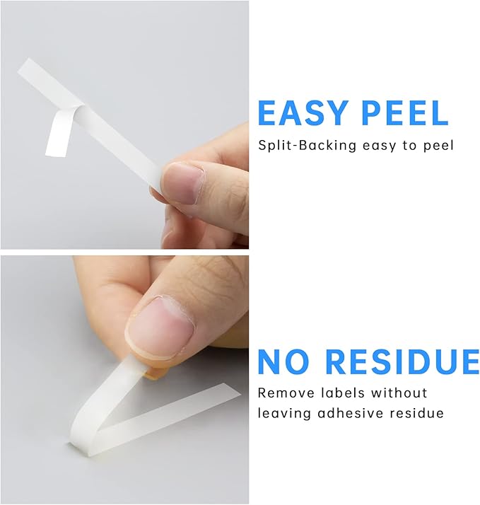 Unismar Tze 12mm 0.47 Laminated White Tape Compatible for Brother Tze Label Maker Tape Tze-231 Work for Ptouch PT-D220 PTD210 PTH110 PTH100 PTD600 PTD200, Black on White 1/2'' x 26.2', 8 Pack