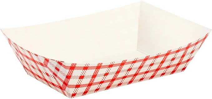 Karat Paper Food Trays Disposable [2.5 LB - 500 ct] Sturdy Food Boats, Leak Resistant | Ideal for Snacks, Nachos and Finger Foods