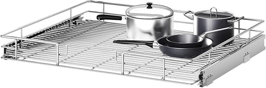 MODCART Pull Out Cabinet Organizer 31½" W x 21½" D, Heavy Duty Cabinet Pull Out Shelves, Slide Out Drawers Organization for Kitchen Cabinets Bathroom