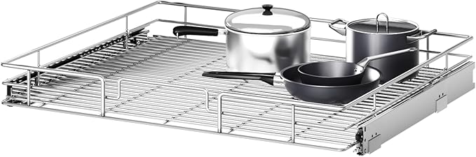 MODCART Pull Out Cabinet Organizer 30" W x 21½" D, Heavy Duty Cabinet Pull Out Shelves, Slide Out Drawers Organization for Kitchen Cabinets Bathroom