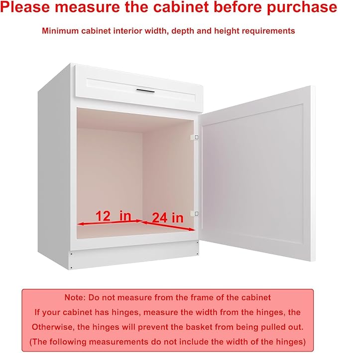 Pulloutor Pull Out Cabinet Organizer, (11" W x 21" D) Slide Out Kitchen Cabinet Storage Shelf and Drawer Organizer NEED 12" W and 22" D Cabinet, Chrome Finish