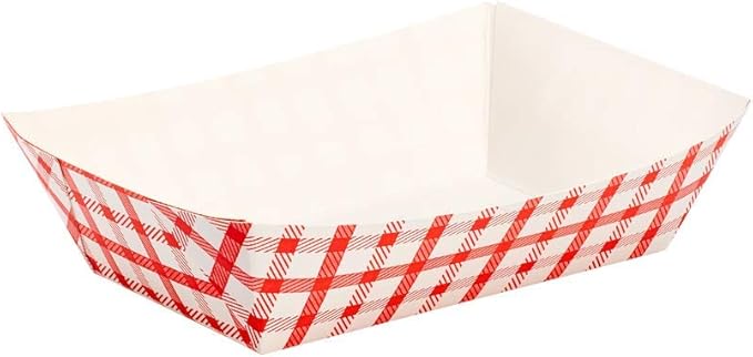 Karat Paper Food Trays Disposable [2 LB - 1,000 ct] Sturdy Food Boats, Leak Resistant | Ideal for Snacks, Nachos and Finger Foods