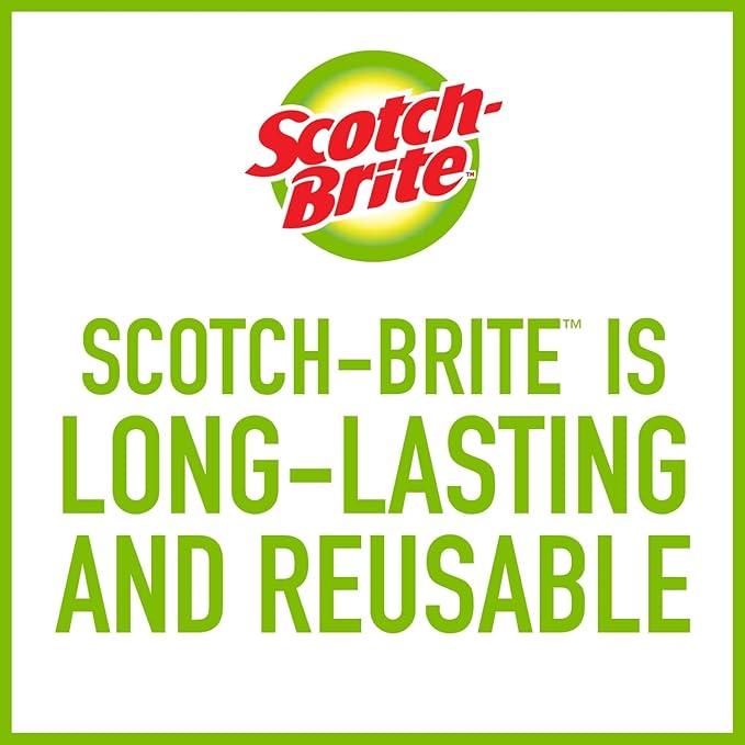 Scotch-Brite Soap Control Dishwand Brush Refills, Non-Scratch Scrub Brush Heads, 12-Pack (6 Packs of 2, 12 Total Refills), Durable & Odor-Resistant, Safe for Non-Stick Cookware & More
