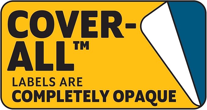 MACO Laser/Ink Jet White Cover-All Internet Shipping Labels, 5-1/2" x 8-1/2", 2 per Sheet, 500 per Box (ML-0200B)