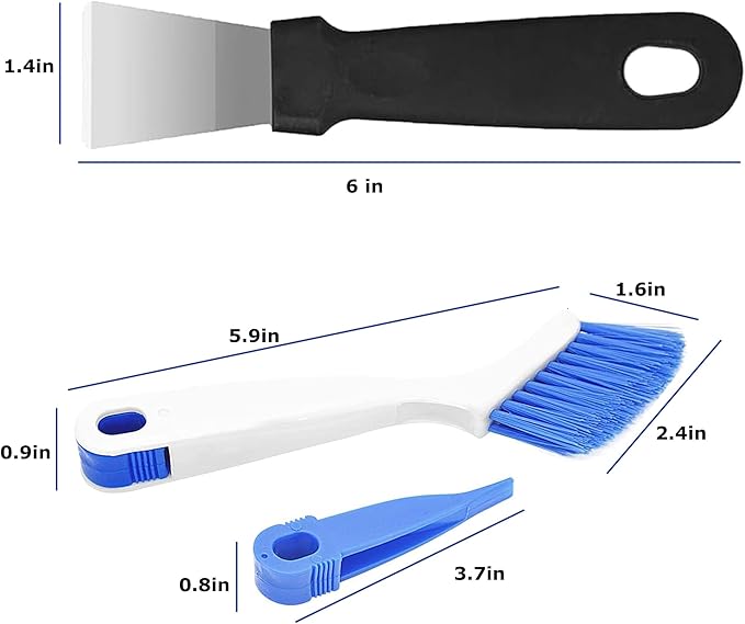 12Pcs Crevice Cleaning Brush Set, Hard Bristle Cleaning Supplies for Kitchen, Bathroom, Corner, Grout, Sink, Cup, Teapot, Bottle, Blender