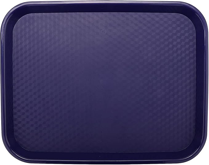 G.E.T. FT-18-CB BPA-Free Cafeteria / Fast Food Tray, 17.5" x 14", Cobalt Blue (Set of 12)