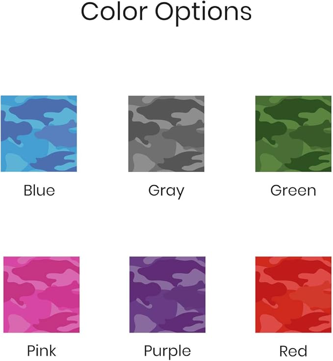 Name Bubbles - Custom Mini Daycare Name Labels for Kids (85 Labels) - Personalized Waterproof Name Stickers for Clothing Tags, Sippy Cups, Lunch Boxes, Water Bottles, & School Supplies (Camo)