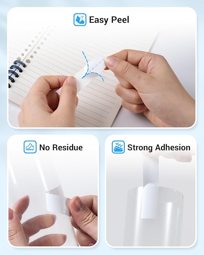 24mm Tape for PT-D610BT P710BT E560BTVP D600 2730 E510VP Ptouch Label Maker Refill, 24 mm 0.94 Inch Laminated TZe-251 TZe251 Black on White 1 Inch Compatible with Brother P-Touch Label Tape, 6-Pack