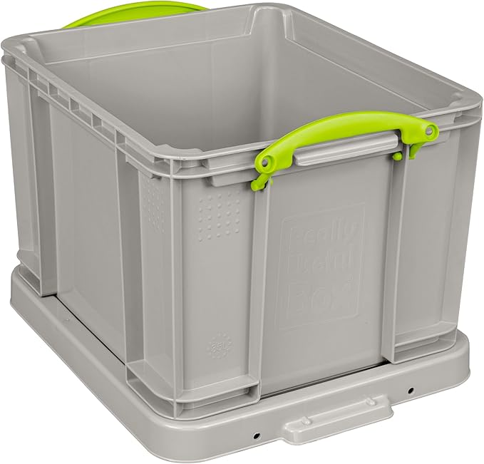 Really Useful Box 35 Litre Plastic Storage Recycled Dove Grey