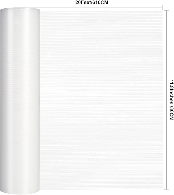 Thickened Shelf Liner, 11.8 in x 20 FEET Non-Slip Cabinet Liner, Washable Oil-Proof Contact Paper for Kitchen Drawer, Cabinet, Shelves, Refrigerator, Storage, Desks, Non Adhesive