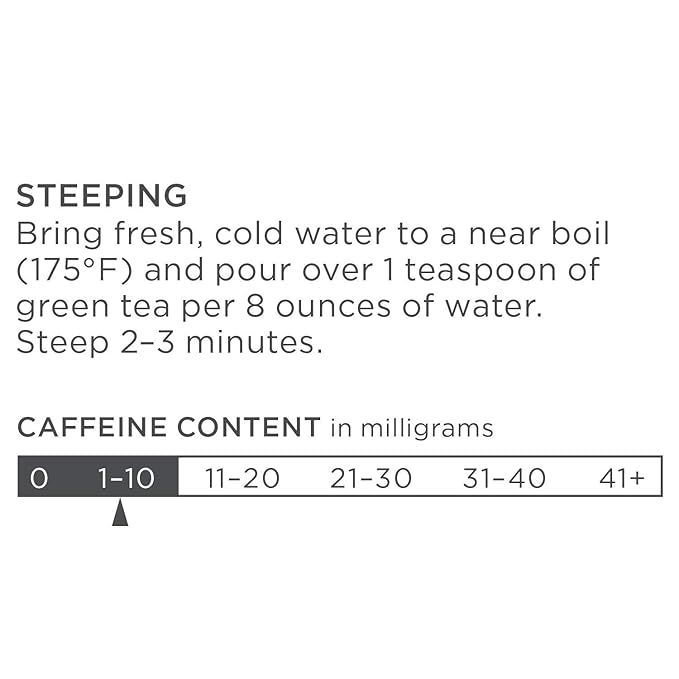 Tea Forte Defense Premium Loose Leaf Caffeinated Green Tea Blend Canister, Makes 35-50 Cups