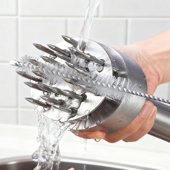 Meat Tenderizer Tool,304 Stainless Steel,for Tenderizing Beef,Steak, Chicken, Turkey, Pork,Dishwasher Safe,with 21 Needles & Retractable Safety Guard