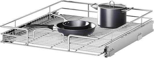 MODCART Pull Out Cabinet Organizer 19½" W x 21½" D, Heavy Duty Cabinet Pull Out Shelves, Slide Out Drawers Organization for Kitchen Cabinets Bathroom