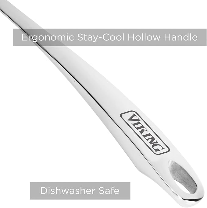 Viking Signature Handle 6-Piece Utensil Set, Silver