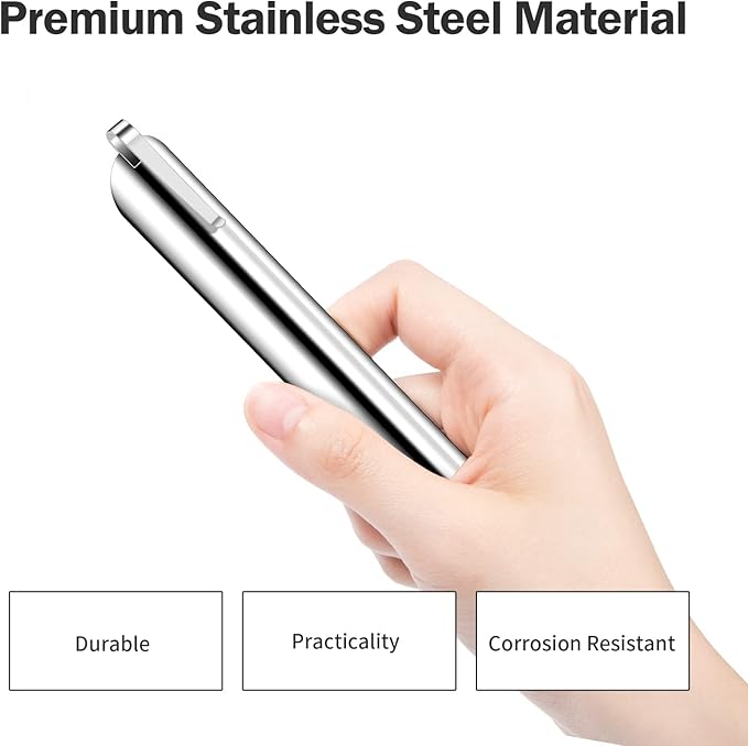 Restaurant Crumb Sweepers, Restaurant Crumb Cleaner, High Quality Stainless Steel Crumb Scraper, Crumber Tool for Waiters, Waitresses and Servers (3 PACK, Silver)