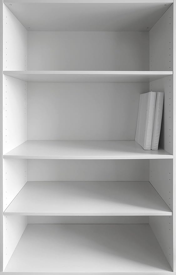 White Cabinet Shelves Melamine 1/2'' Thick, Custom, Cut to Size. (20'' Depth x 31' Inches Length)