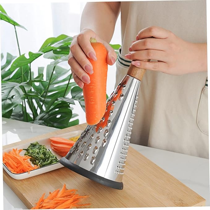 OFFSCH Kitchen Grater Cottage Cheese with Fruit Truffle Cheese Hand Tool Cucumber Shredder Kitchen Essentials Stainless Steel Box Grater Home Cheese Grating Tool Cheese Grater for Home