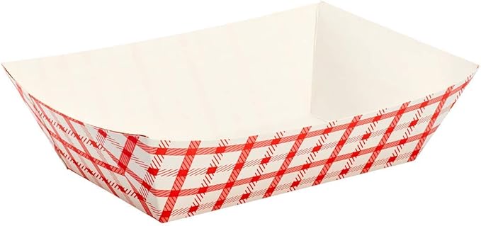 Karat Paper Food Trays Disposable [3 LB - 500 ct] Sturdy Food Boats, Leak Resistant | Ideal for Snacks, Nachos and Finger Foods