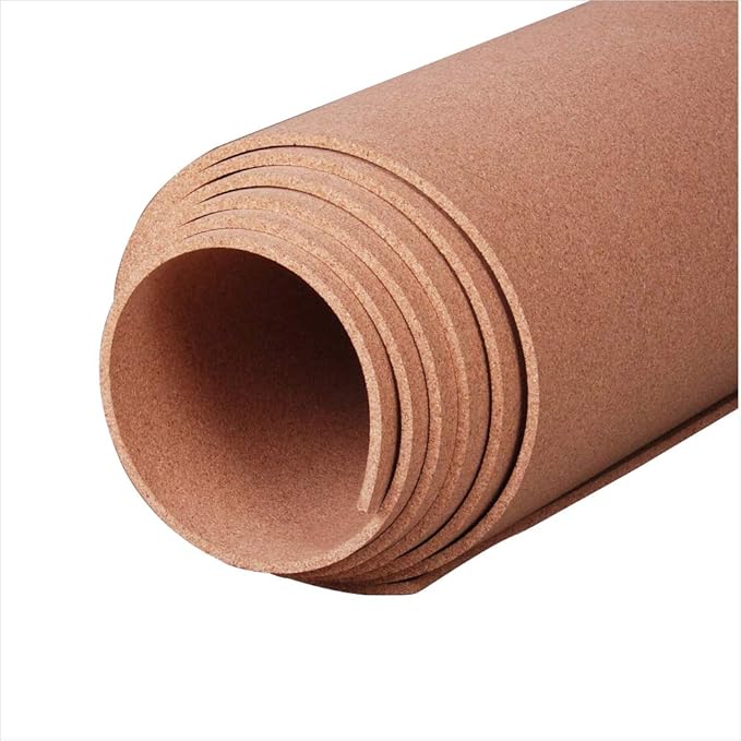 Manton Cork Premium Cork Sheet - 4' x 8' x 1/4", 100% Natural Facing Grade Material for Bulletin Boards, Decorative Photo and Message Push Pin Displays - Perfect for Home, School, and Office