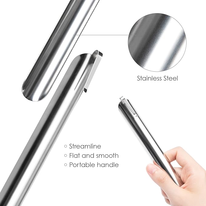 Restaurant Crumb Sweepers, Restaurant Crumb Cleaner, High Quality Stainless Steel Crumb Scraper, Crumber Tool for Waiters, Waitresses and Servers (2 PACK, Silver)