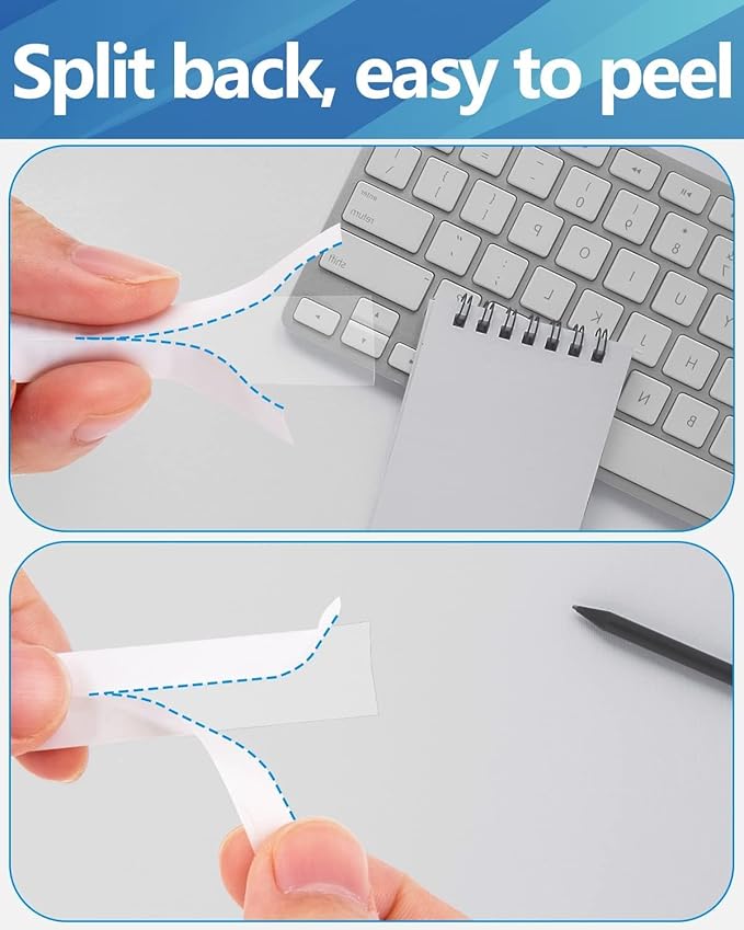 Weemay 6 Pack 12mm 0.47 Inch TZe TZ Label Compatible for Brother Laminated Black on Clear and White Tape TZe-131 for P-Touch PTD220 PTD600 PT-D410 PTH110BP Label Maker, 1/2 inch x 26.2 ft