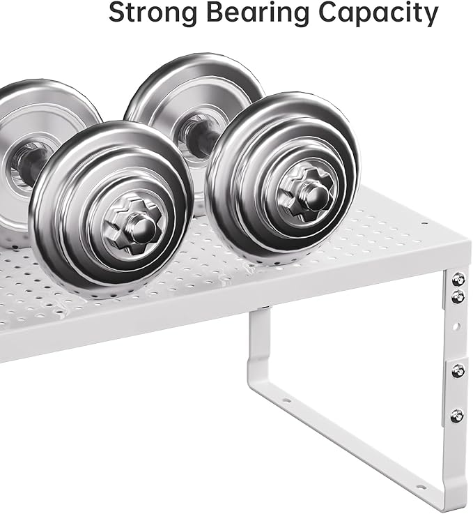 Ipotive Cabinet Shelf,Expandable Adjustable Stackable Kitchen Organizer,for cabinets, Kitchens, countertops, bathrooms Shelf Organizer(1Pack/White,Large)