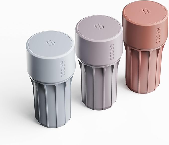 Staze Preserve Vacuum Sealed Storage Jars (148ml) | Herb Storage & Food Storage Container with Protection - (COSMIC TRIO)