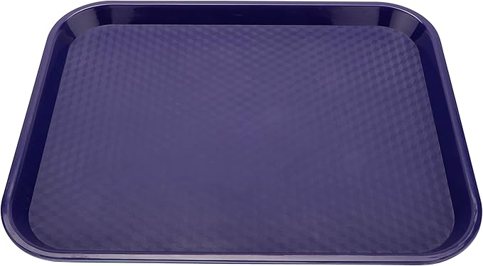 G.E.T. FT-16-CB BPA-Free Cafeteria / Fast Food Tray, 16.25" x 12", Cobalt Blue (Set of 12)
