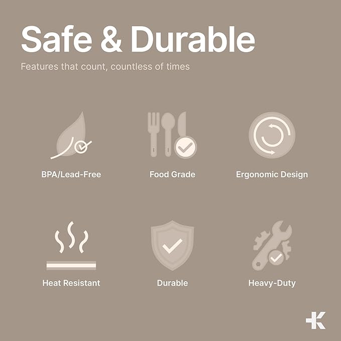 Bakken Disposable Cutlery Set 180 Pieces Spoons, Heavy Duty Plastic Silverware, BPA-Free Food-Grade Materials, Heat-Resistant, Reusable Utensils for Parties, Catering, BBQs, and Everyday Use, Clear