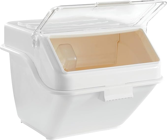 Ingredient Bin - 12.6 Gallon/200 Cup Capacity - Holds Up To 89 lbs. of Sugar or 60 lbs. of Flour - NSF (29A-006)