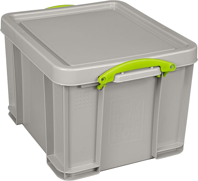 Really Useful Box 35 Litre Plastic Storage Recycled Dove Grey