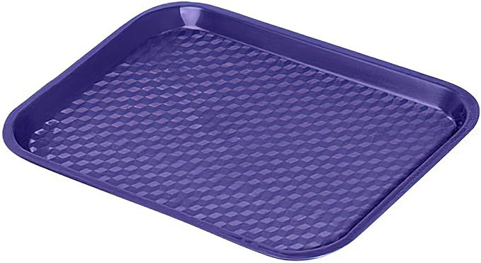 G.E.T. FT-16-CB BPA-Free Cafeteria / Fast Food Tray, 16.25" x 12", Cobalt Blue (Set of 12)