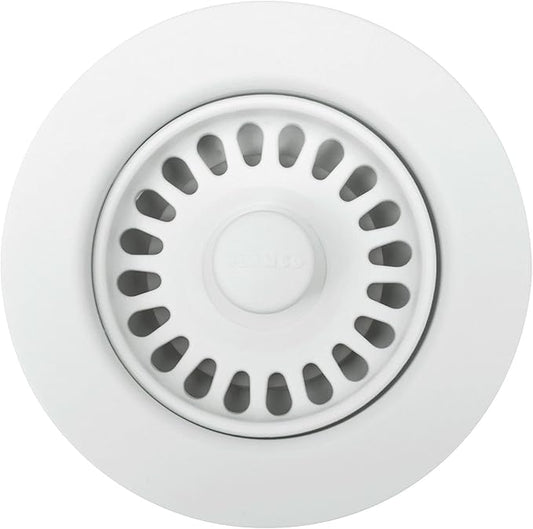 BLANCO, White 441091 SILGRANIT-Matched Kitchen Drain Basket Strainer, 3.5"