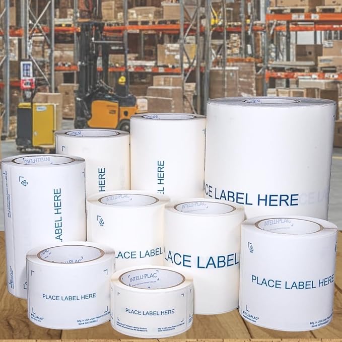 INTELLI-PLAC Label Holder for Containers, Totes, Bins (1000, 5X7) Permanent Label Holder Makes It Easy to Apply-Remove-Replace Your Labels. Prevent Sticky Residue & Messy Overlapping of Labels