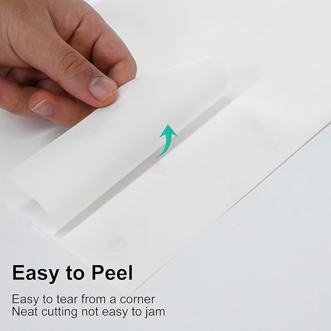 L LIKED 200 Half Sheet Shipping Labels, 2 per Sheet, 200 Labels, 5.5 x 8.5 inch, for Laser & Inkjet Printing (100 Sheets)