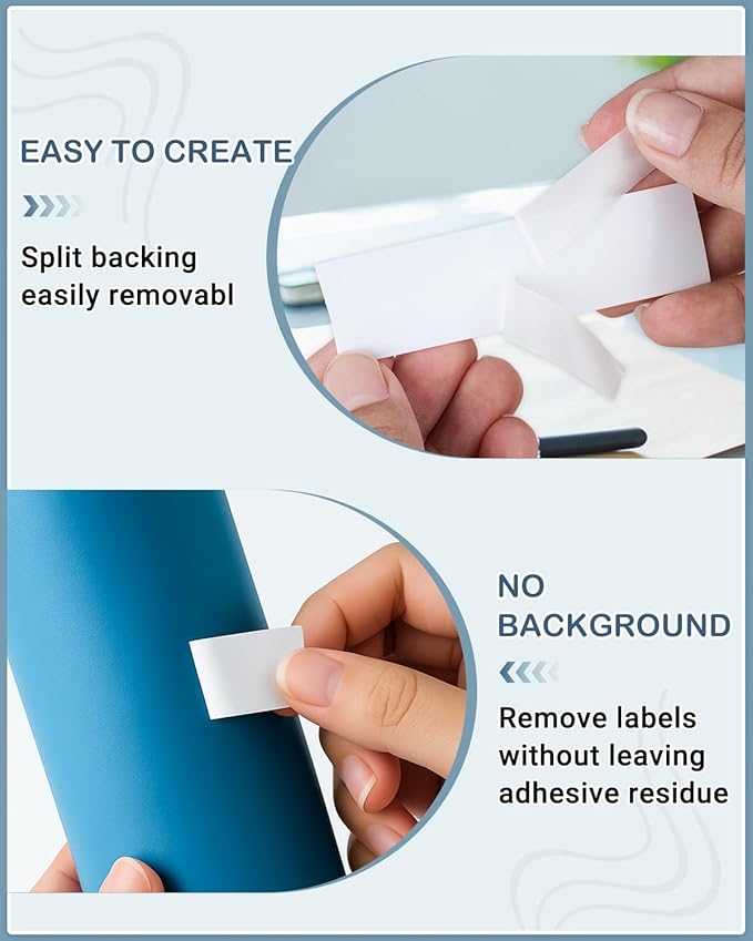 24mm 0.94 Laminated White Tape Replace for Brother Label Maker Tape TZe-251 Compatible with P-Touch TZ TZe 1" Black on White TZE251 for PT-D600 PT-D610BT PT-P710BT PTP700 Refills, Markdomain, 6-Pack