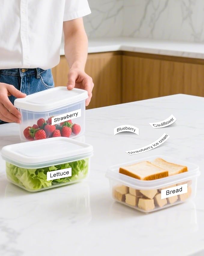 30x Replace for Brother Label Maker Tape 12mm 0.47 Laminated White TZ Tape Work with Brother P Touch PTH210 PTD220 PTH110 PT-1280 PT-1880 Label Maker Refills, Black on White, 1/2 Inch x 26.2 Feet