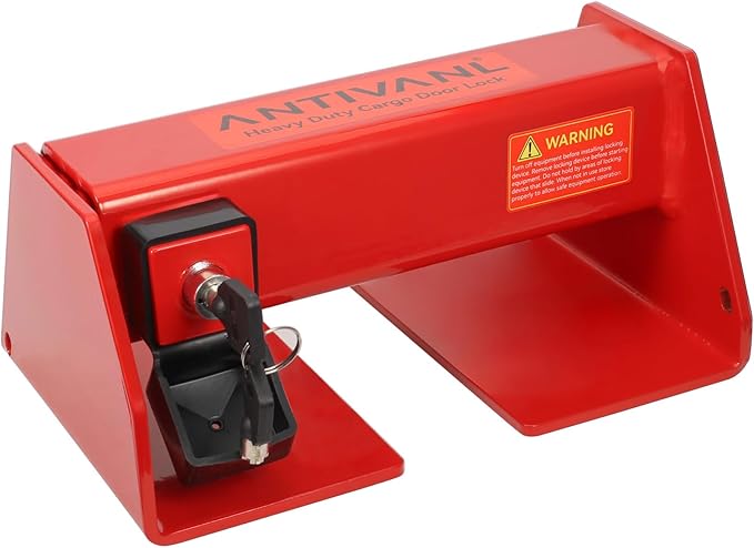 Shipping Container Lock Heavy Duty, Maximum Security Heavy Duty Trailer Door Lock, Connex Container Lock with Exclusive Keys, Shipping Container Accessories for Trailer Security