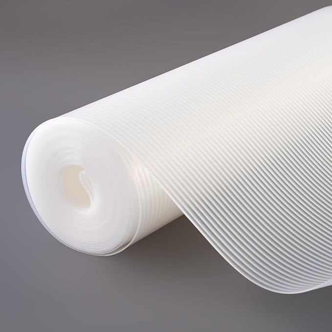Shelf Liner, 16 Inches x 20 FEET Non-Slip Kitchen Cabinet Liner, Washable Oil-Proof Non-Adhesive Contact Paper for Kitchen Drawer, Cabinet, Shelves, Refrigerator, Storage, Desks, coutertops